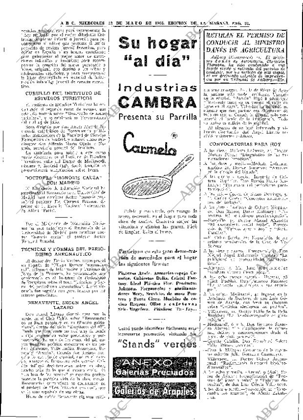 ABC MADRID 12-05-1965 página 93