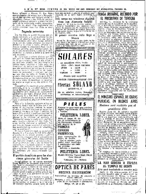 ABC SEVILLA 13-05-1965 página 38