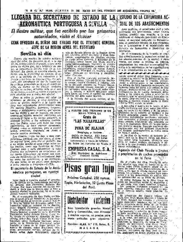 ABC SEVILLA 13-05-1965 página 59