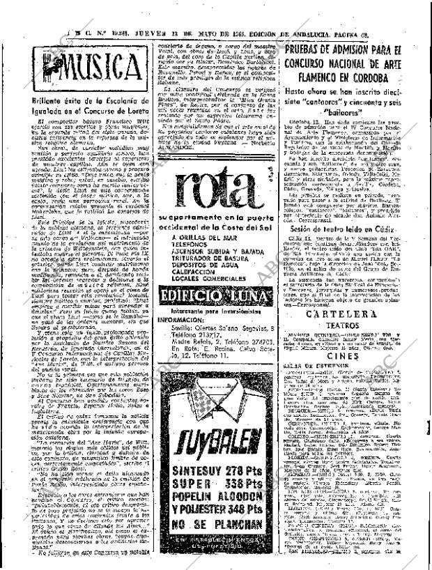ABC SEVILLA 13-05-1965 página 68