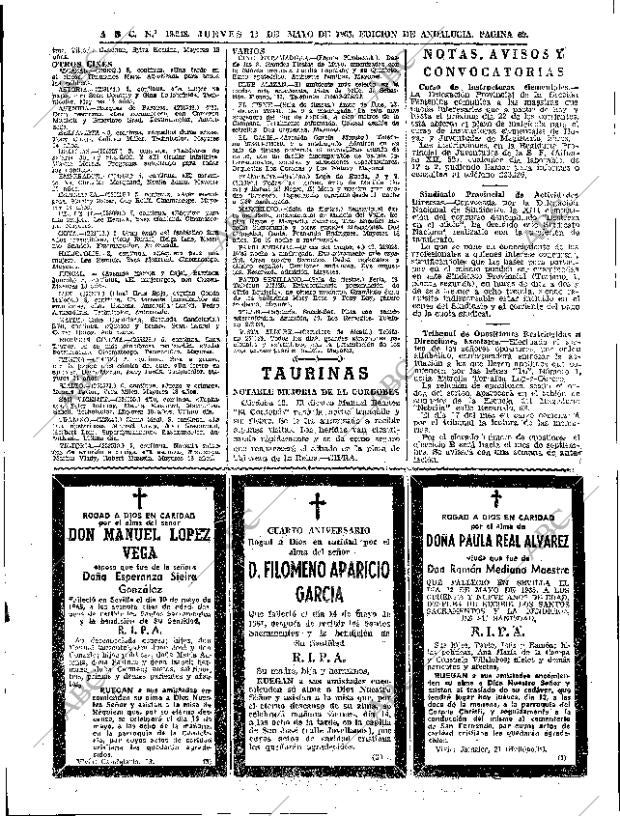ABC SEVILLA 13-05-1965 página 69
