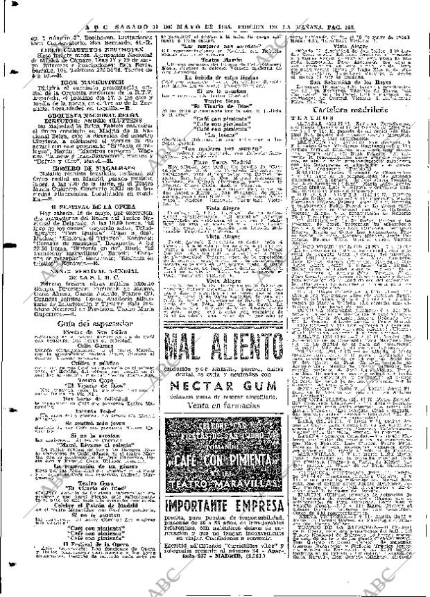 ABC MADRID 15-05-1965 página 108