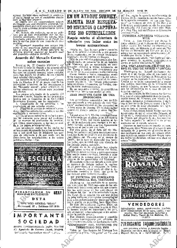 ABC MADRID 15-05-1965 página 70