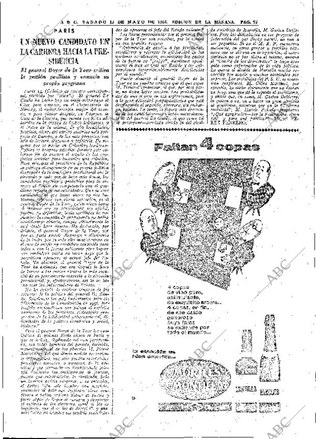 ABC MADRID 15-05-1965 página 73