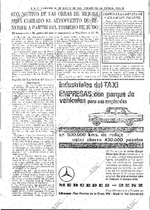 ABC MADRID 15-05-1965 página 81