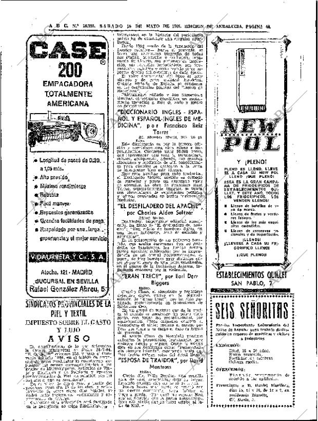 ABC SEVILLA 15-05-1965 página 46