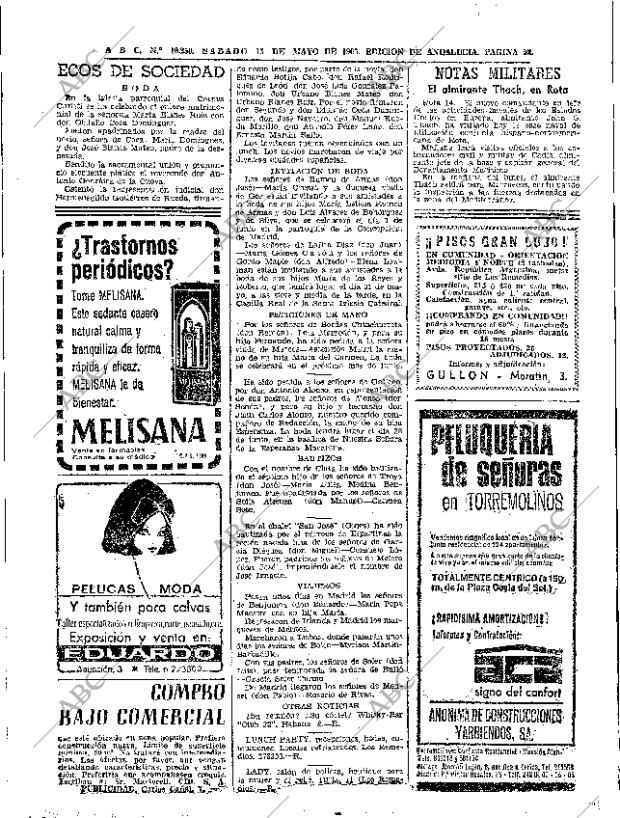 ABC SEVILLA 15-05-1965 página 52