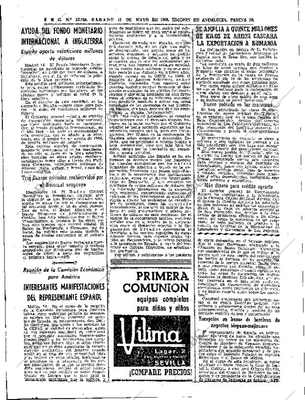 ABC SEVILLA 15-05-1965 página 59