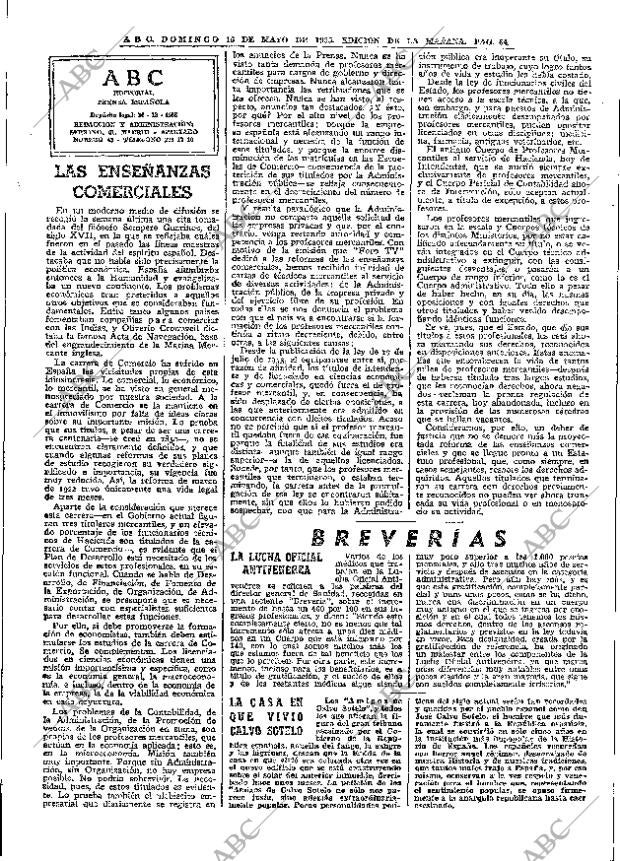 ABC MADRID 16-05-1965 página 64