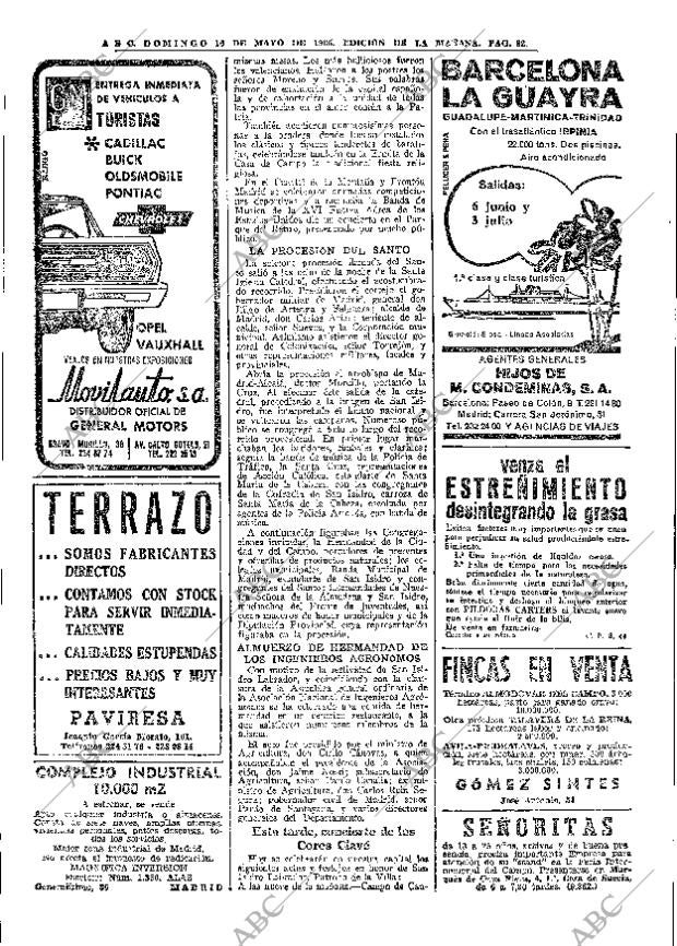 ABC MADRID 16-05-1965 página 82