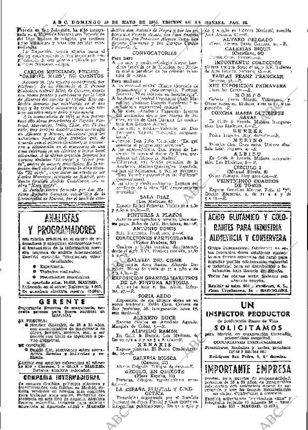 ABC MADRID 16-05-1965 página 86