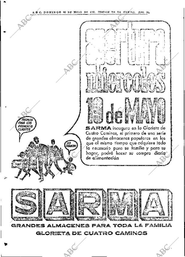 ABC MADRID 16-05-1965 página 94