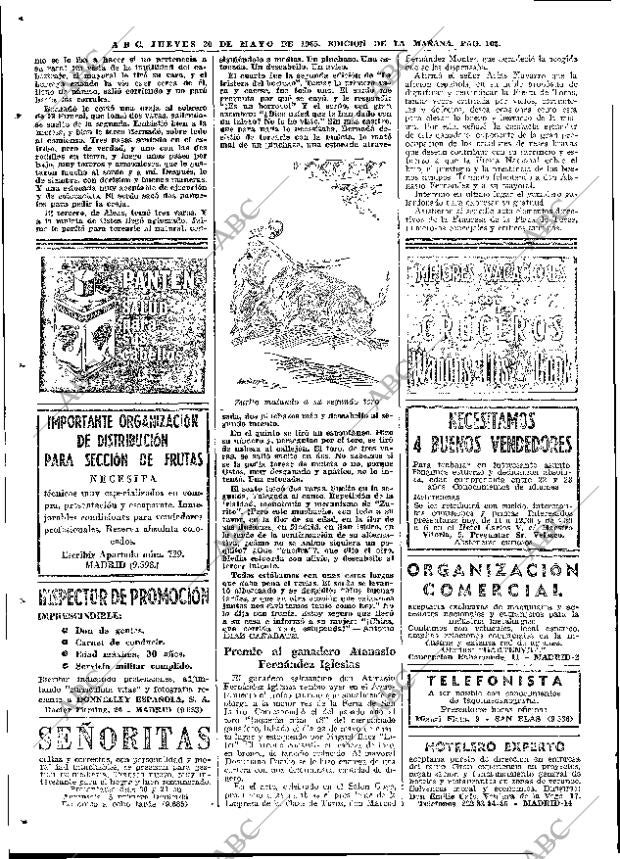 ABC MADRID 20-05-1965 página 102