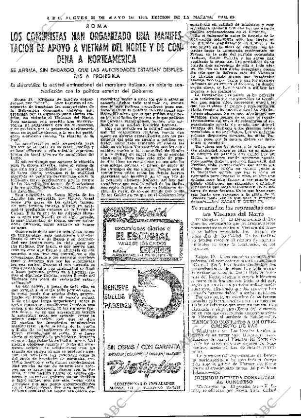 ABC MADRID 20-05-1965 página 69