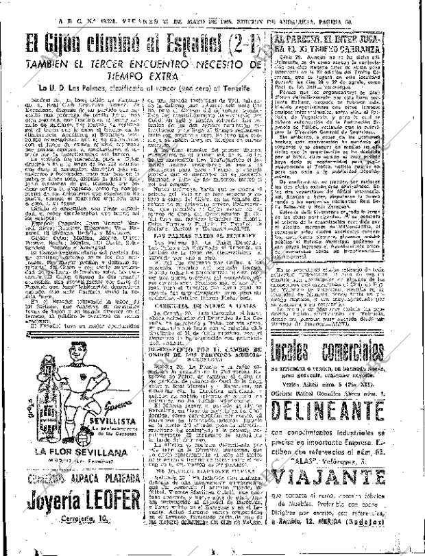ABC SEVILLA 21-05-1965 página 60
