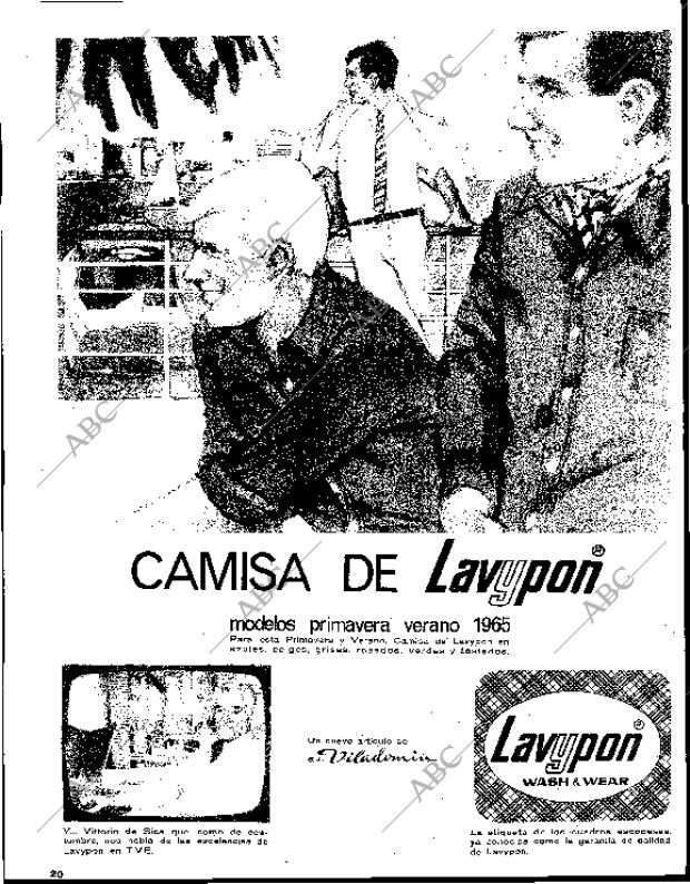 BLANCO Y NEGRO MADRID 22-05-1965 página 20
