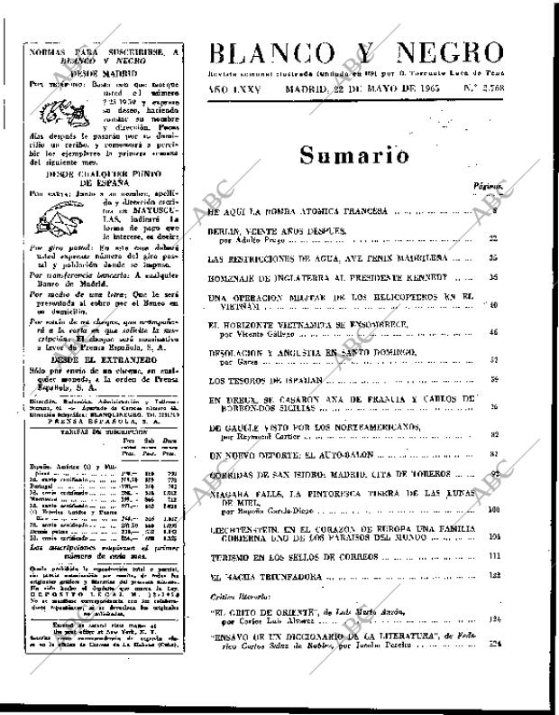 BLANCO Y NEGRO MADRID 22-05-1965 página 21
