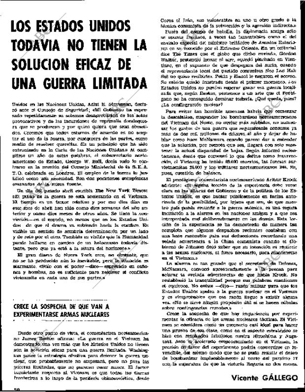 BLANCO Y NEGRO MADRID 22-05-1965 página 50