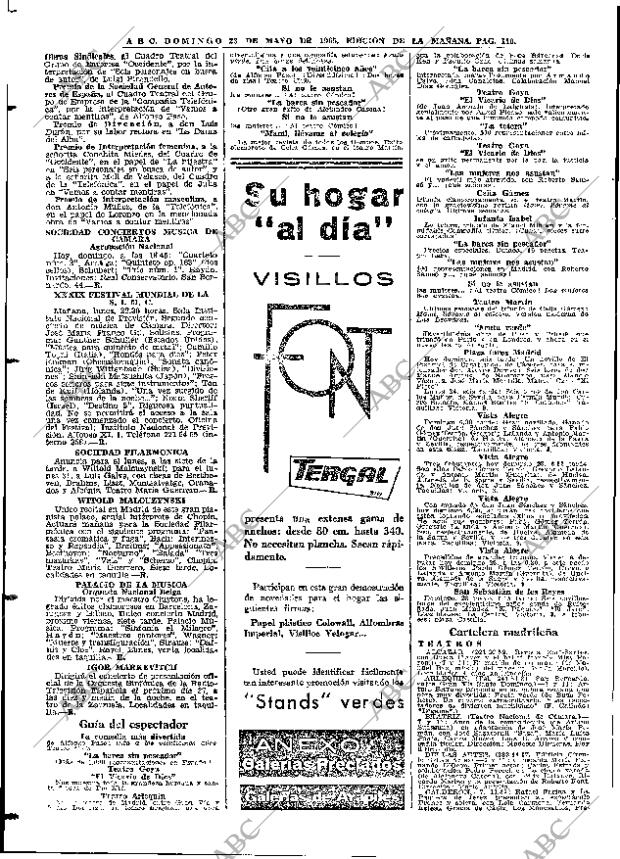 ABC MADRID 23-05-1965 página 110