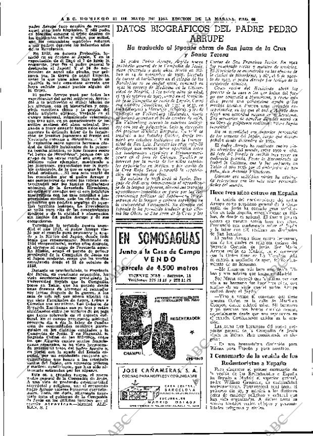 ABC MADRID 23-05-1965 página 65