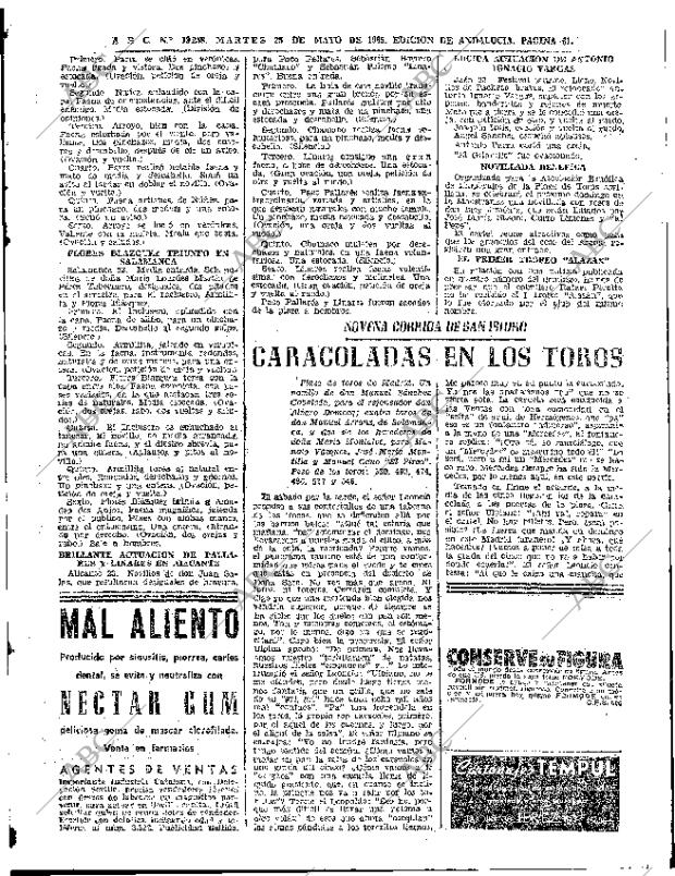 ABC SEVILLA 25-05-1965 página 61