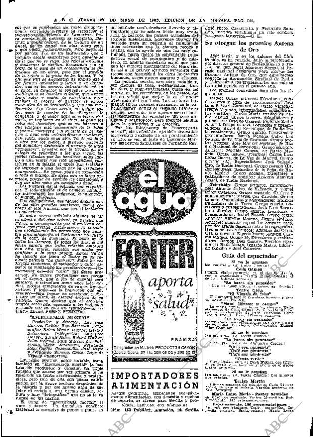 ABC MADRID 27-05-1965 página 110