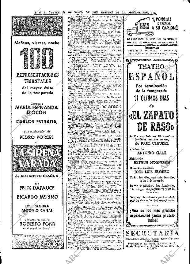 ABC MADRID 27-05-1965 página 113