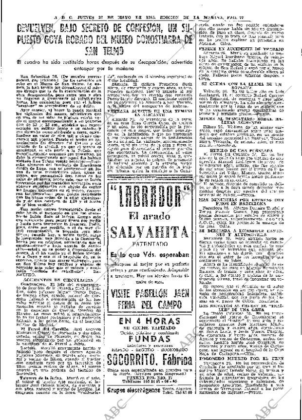 ABC MADRID 27-05-1965 página 77