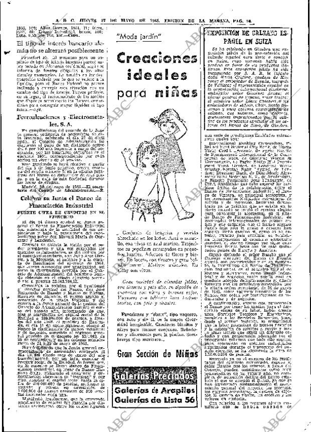 ABC MADRID 27-05-1965 página 96