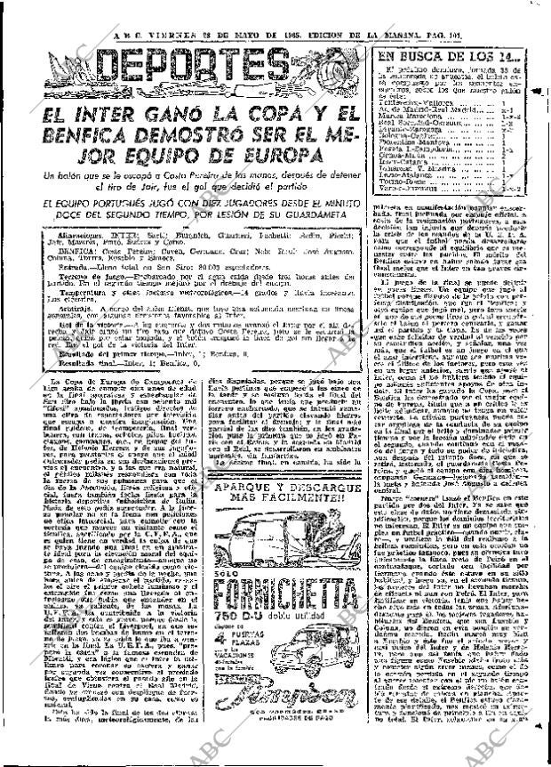 ABC MADRID 28-05-1965 página 101