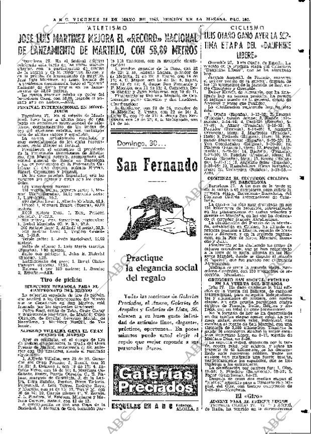 ABC MADRID 28-05-1965 página 105