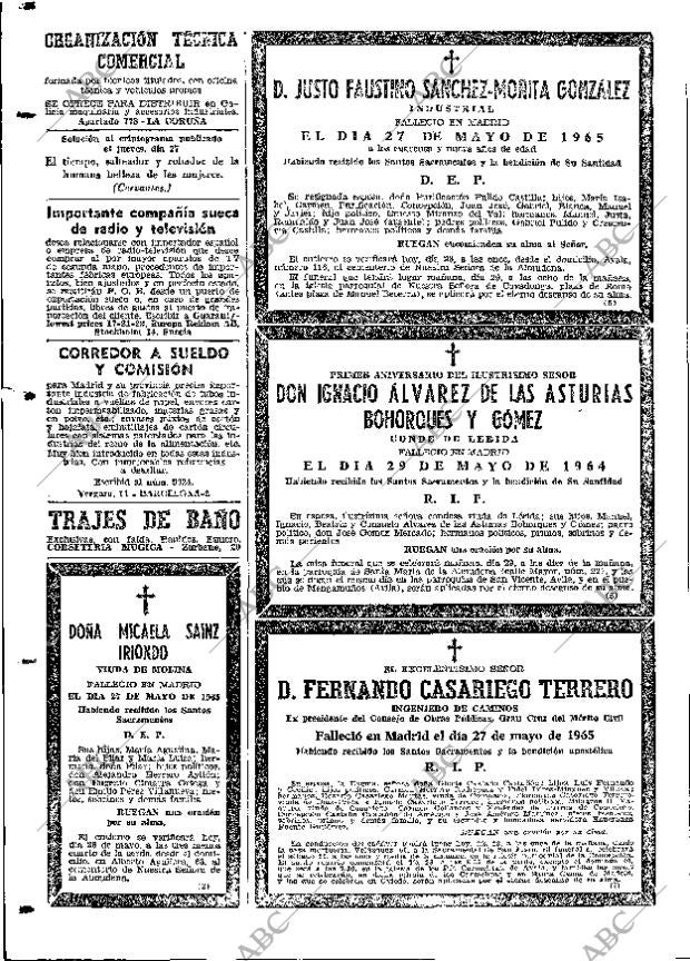 ABC MADRID 28-05-1965 página 124