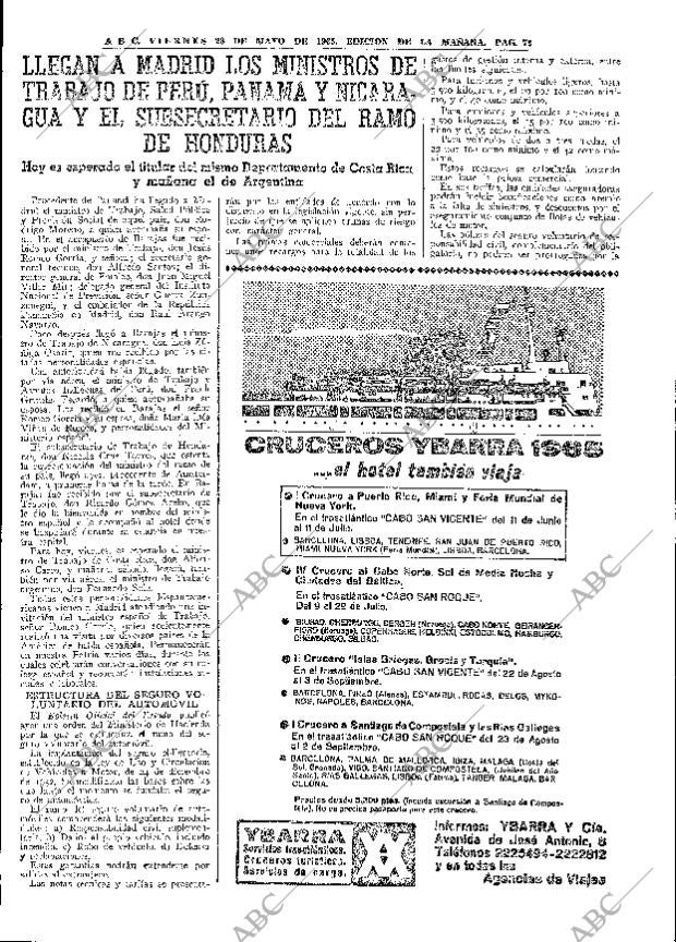 ABC MADRID 28-05-1965 página 73