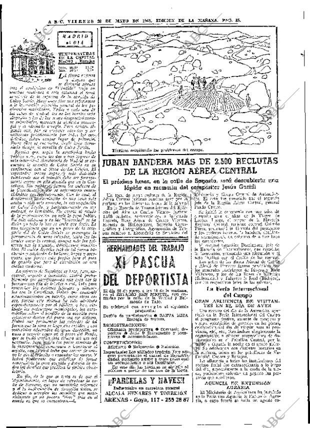 ABC MADRID 28-05-1965 página 85