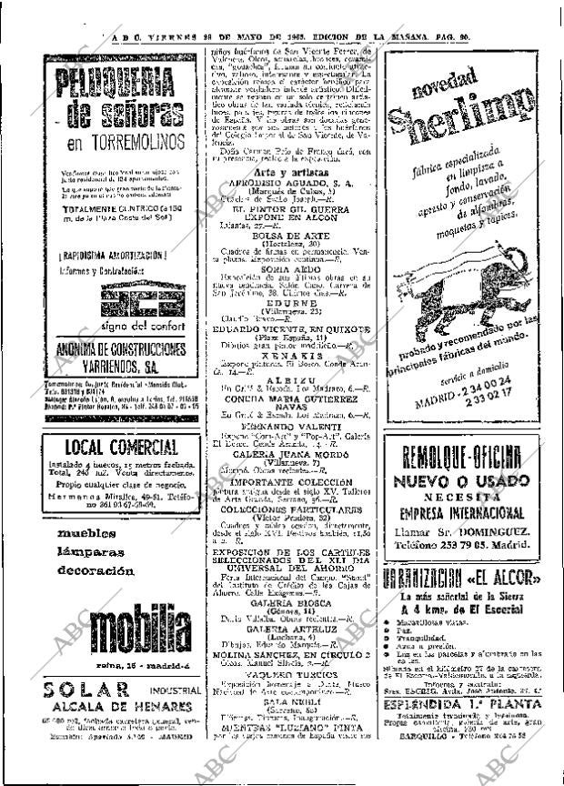 ABC MADRID 28-05-1965 página 90