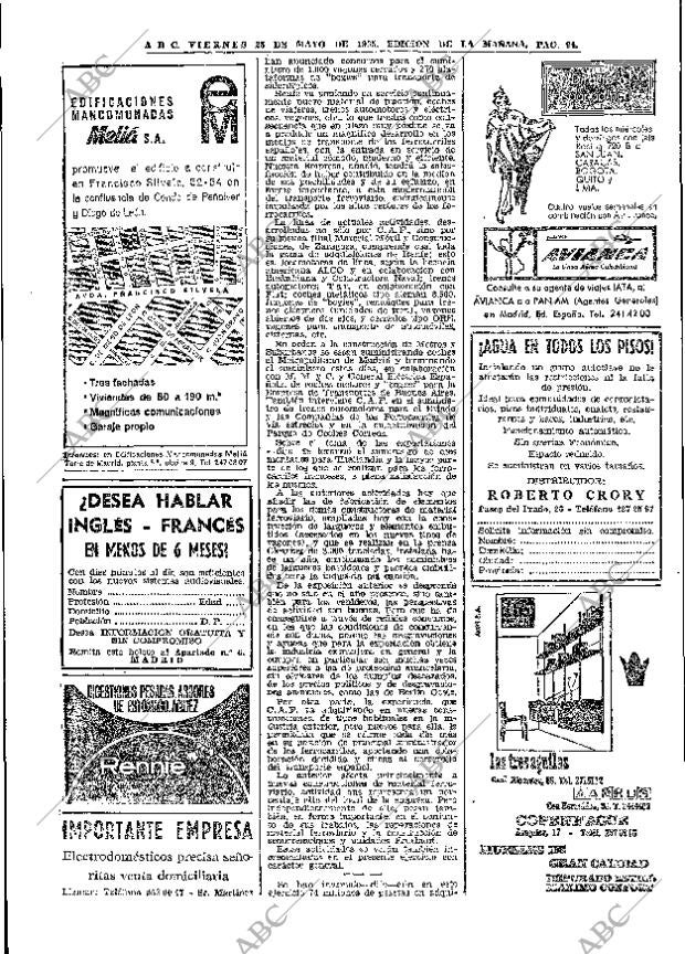 ABC MADRID 28-05-1965 página 94