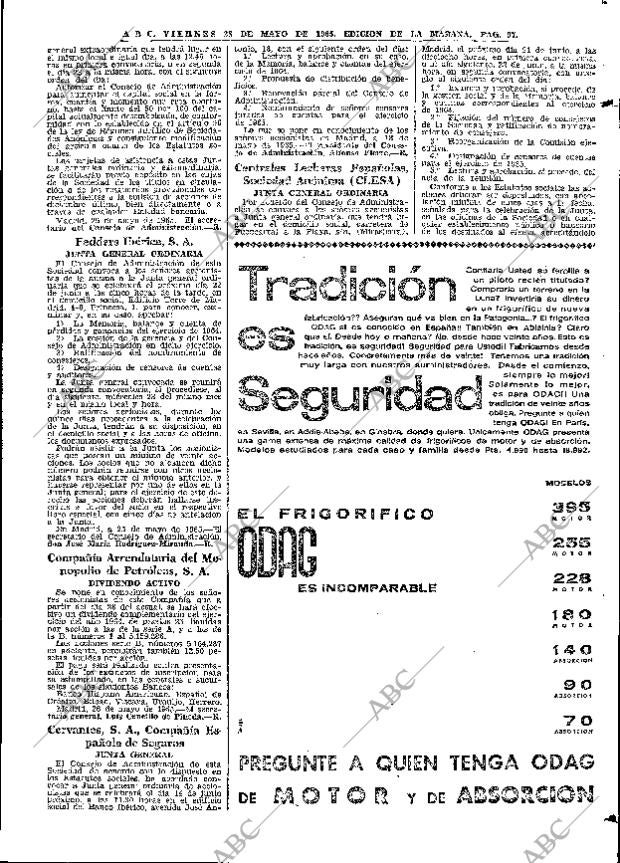 ABC MADRID 28-05-1965 página 97