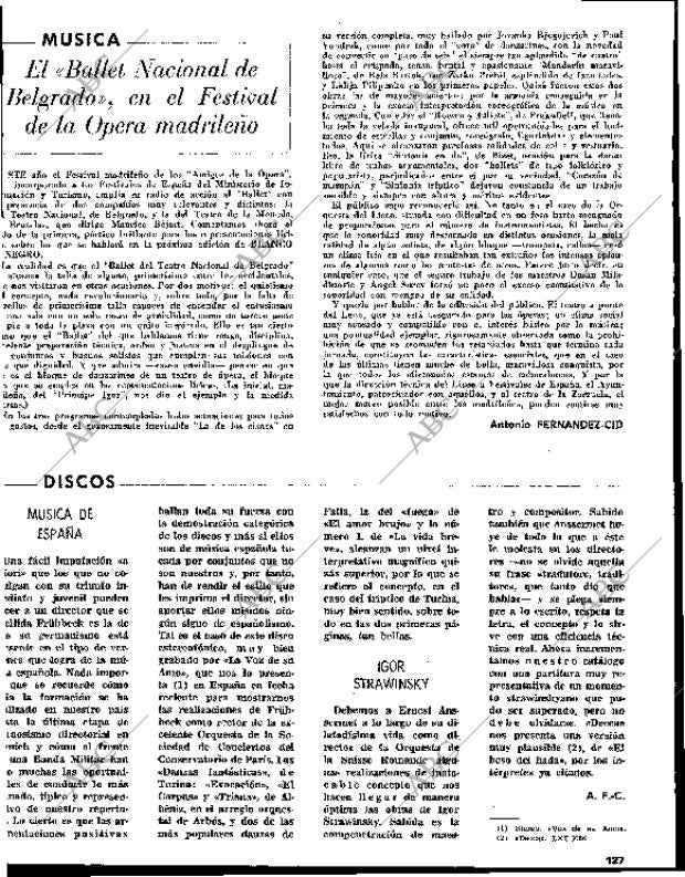 BLANCO Y NEGRO MADRID 29-05-1965 página 127