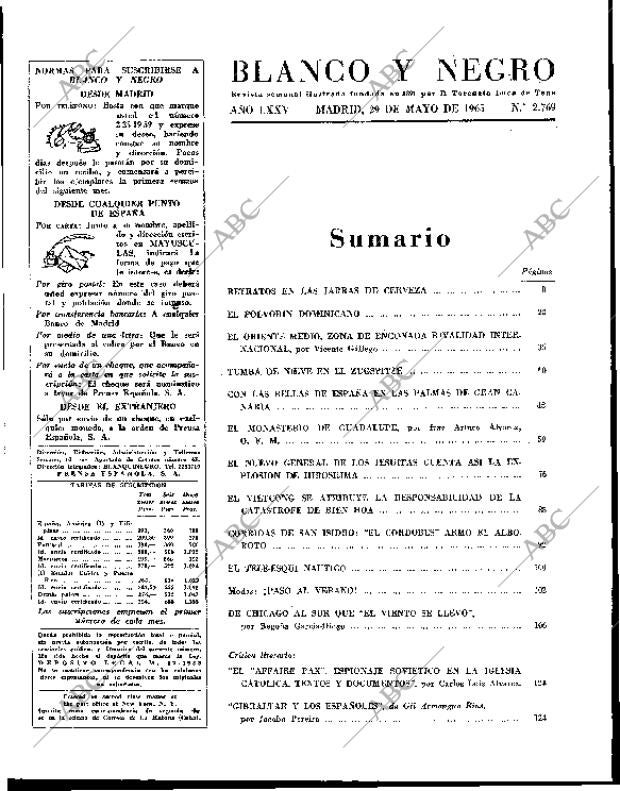 BLANCO Y NEGRO MADRID 29-05-1965 página 21