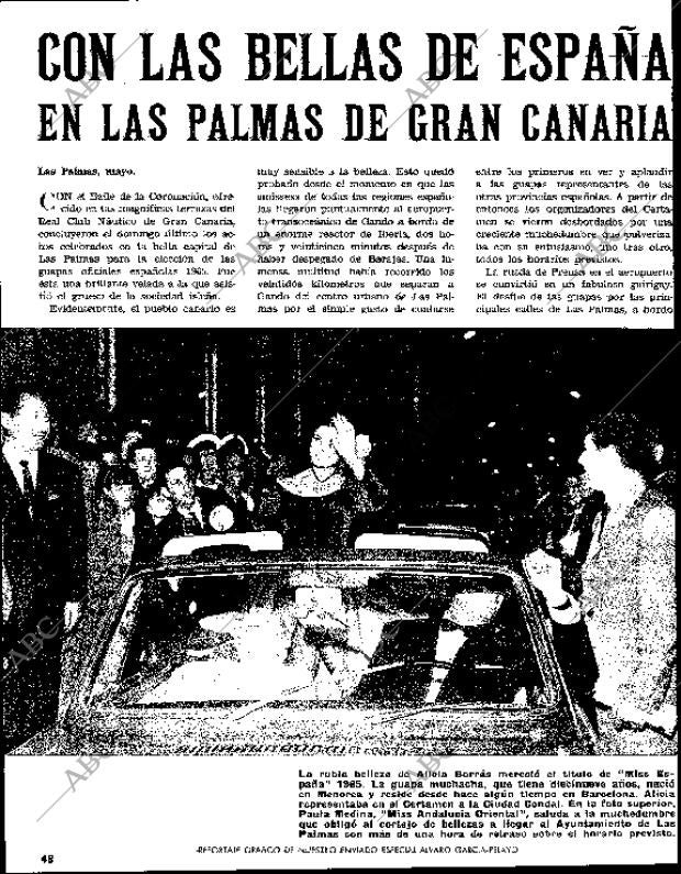 BLANCO Y NEGRO MADRID 29-05-1965 página 48