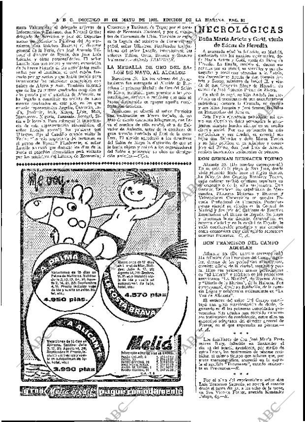 ABC MADRID 30-05-1965 página 81