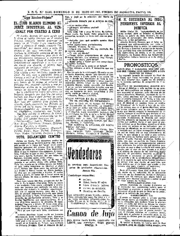 ABC SEVILLA 30-05-1965 página 100