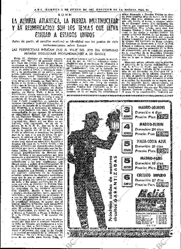 ABC MADRID 01-06-1965 página 43