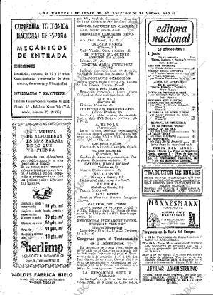 ABC MADRID 01-06-1965 página 64