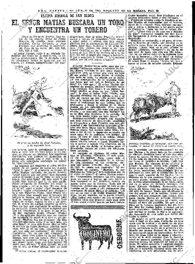 ABC MADRID 01-06-1965 página 69