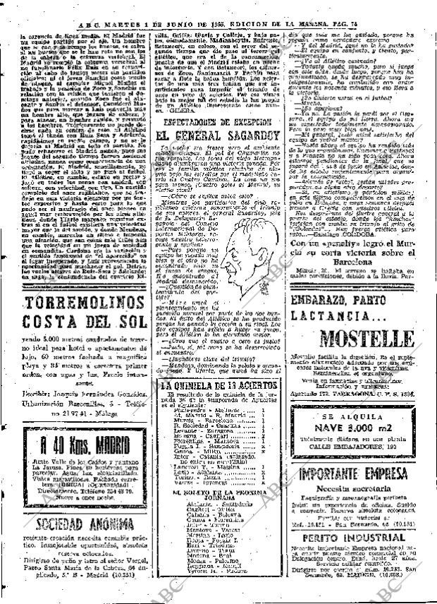ABC MADRID 01-06-1965 página 74