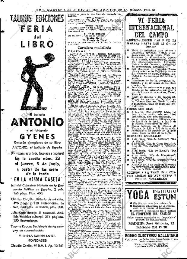ABC MADRID 01-06-1965 página 86
