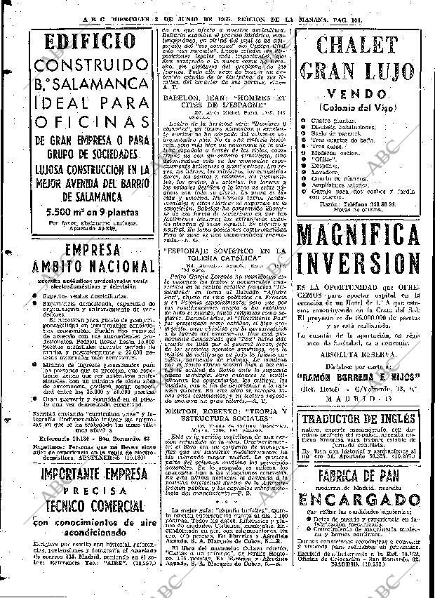 ABC MADRID 02-06-1965 página 100
