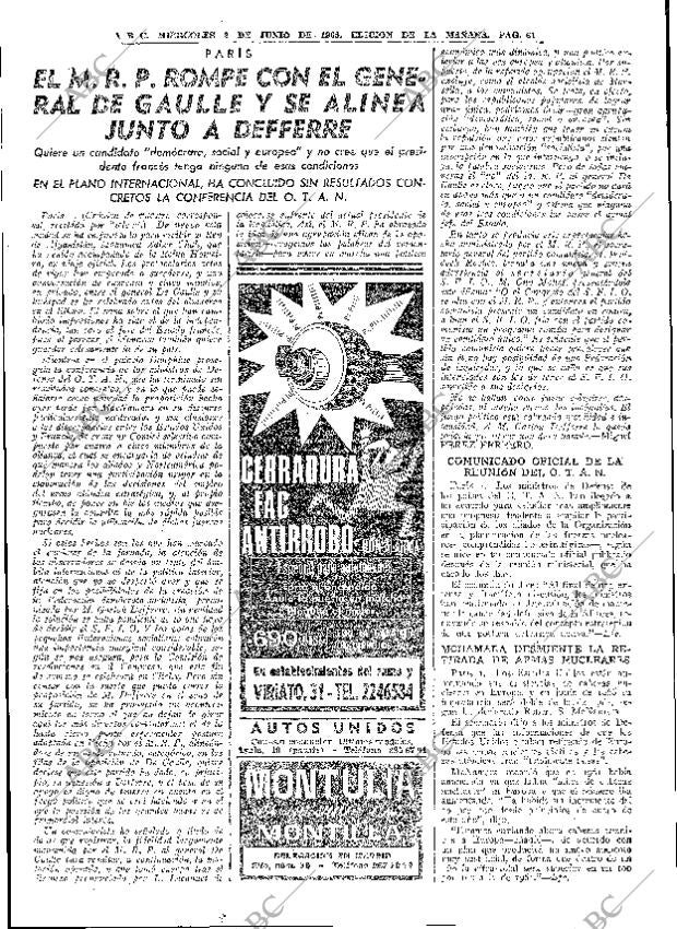 ABC MADRID 02-06-1965 página 61