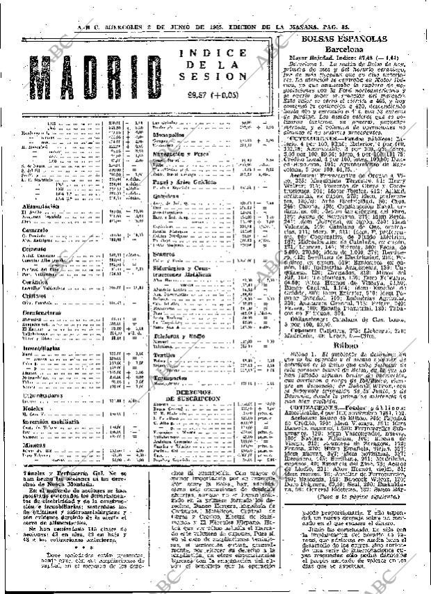ABC MADRID 02-06-1965 página 85